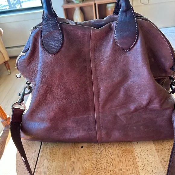 Constanza Rota Brown Leather Tote Bag - Picture 2 of 5